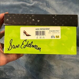 Sam Edelman Hazel Tortoise Patent Leather Heels